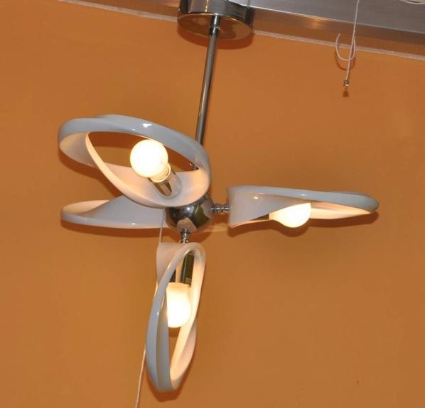 Lámpara Colgante Moderna de Resina – 4 Luces